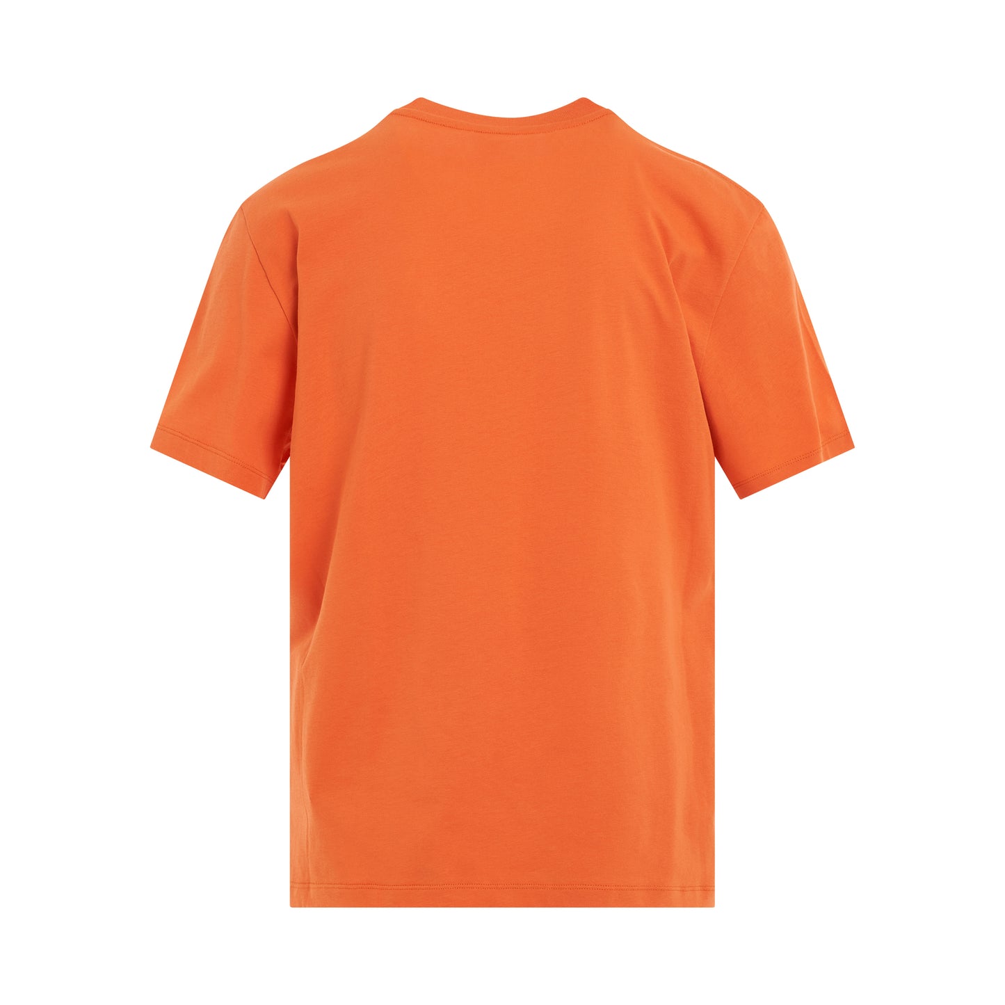 Debossed Anagram T-Shirt in Orange