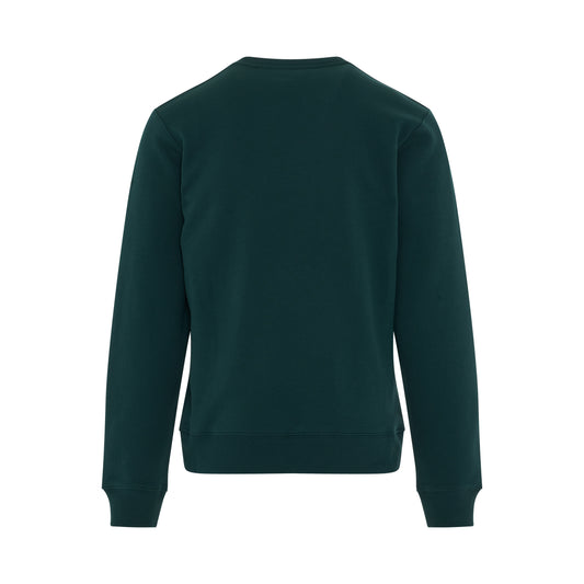 Logo Anagram Sweatshirt in Dark Green