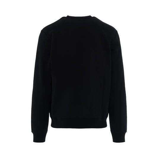 Loewe Embroidered Sweatshirt in Black