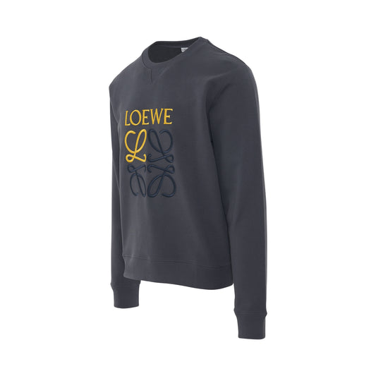 Anagram Sweatshirt in Onyx Blue