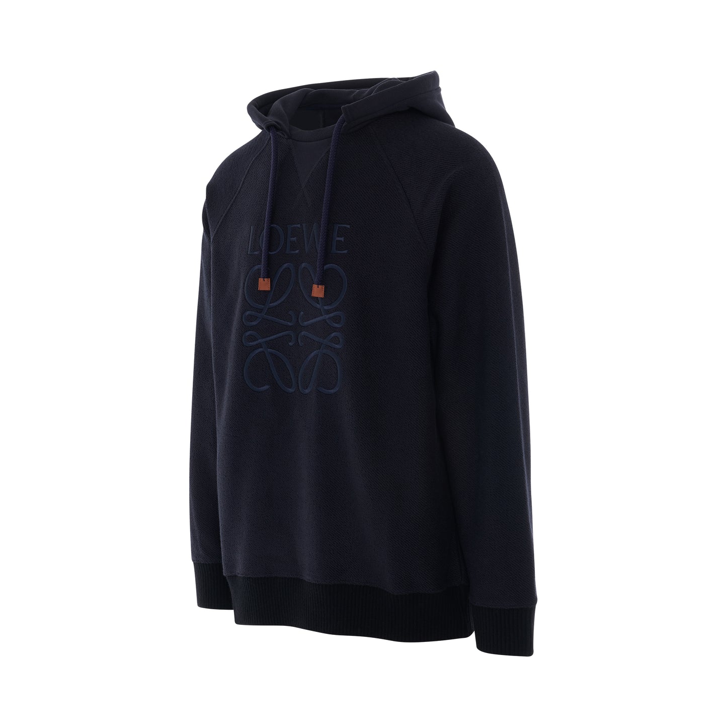 Logo Reverse Anagram Hoodie in Dark Navy