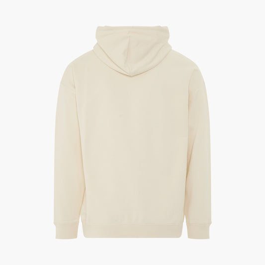 Patch Pocket Hoodie in White Ash