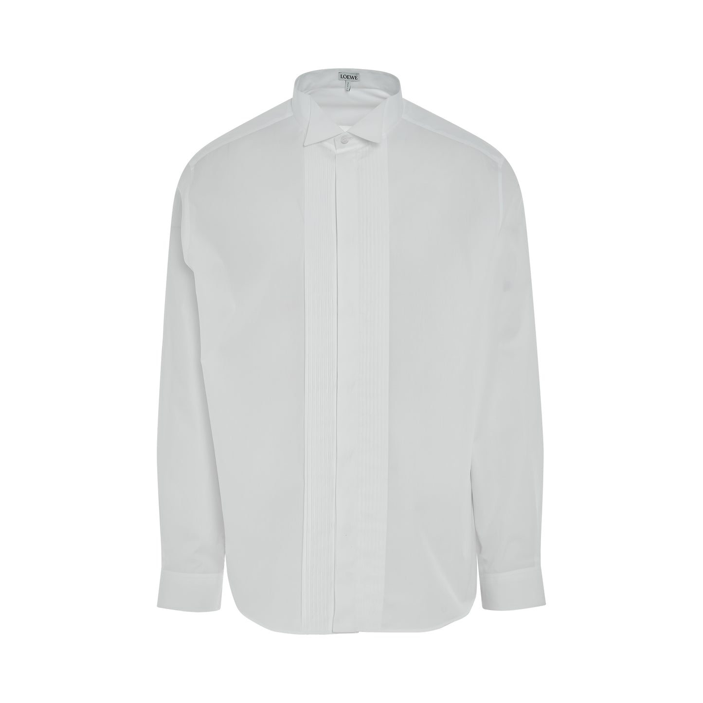 Wing Collar Shirt in White