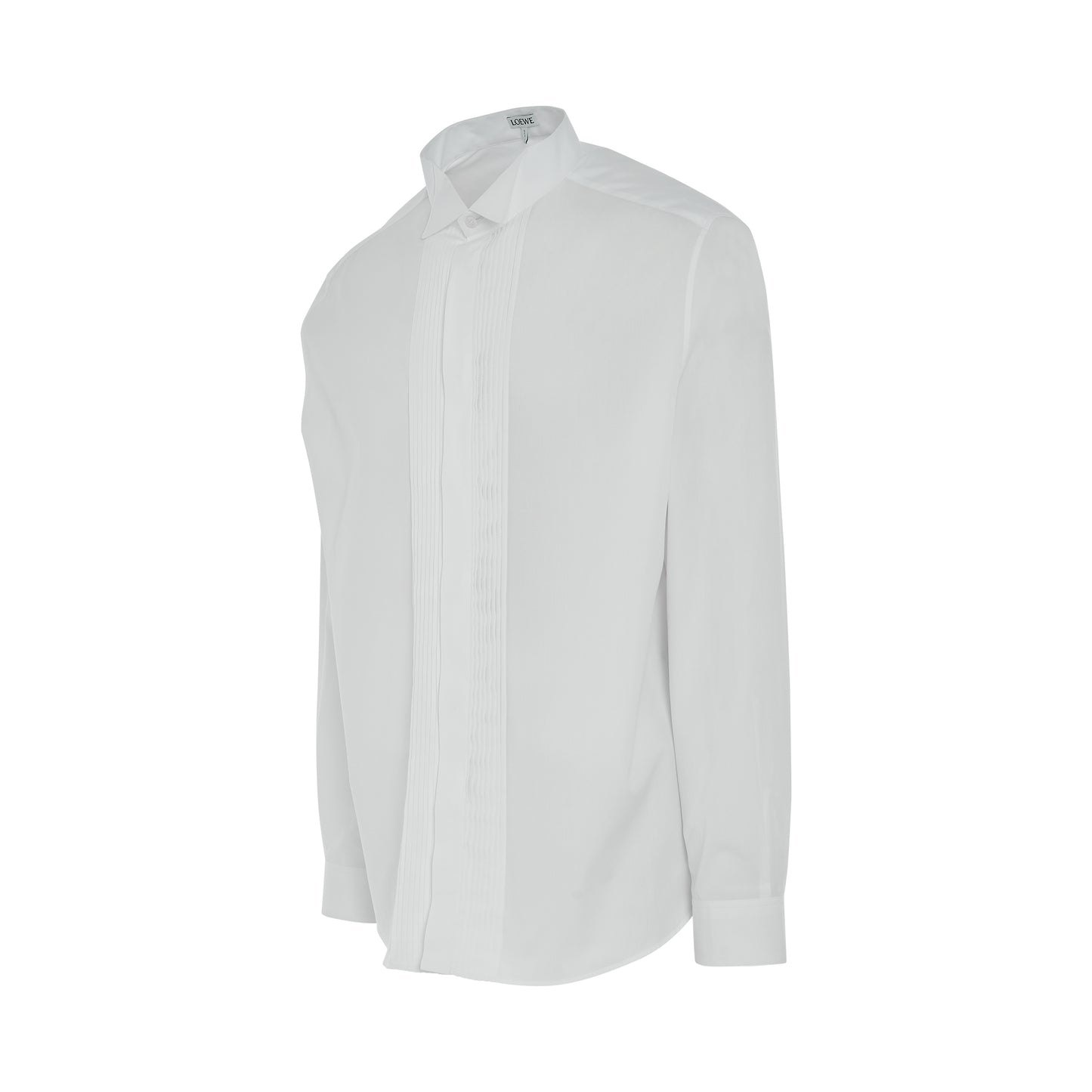 Wing Collar Shirt in White