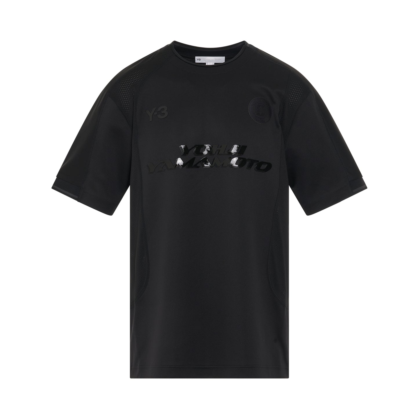 Football Short Sleeve T-Shirt in Black