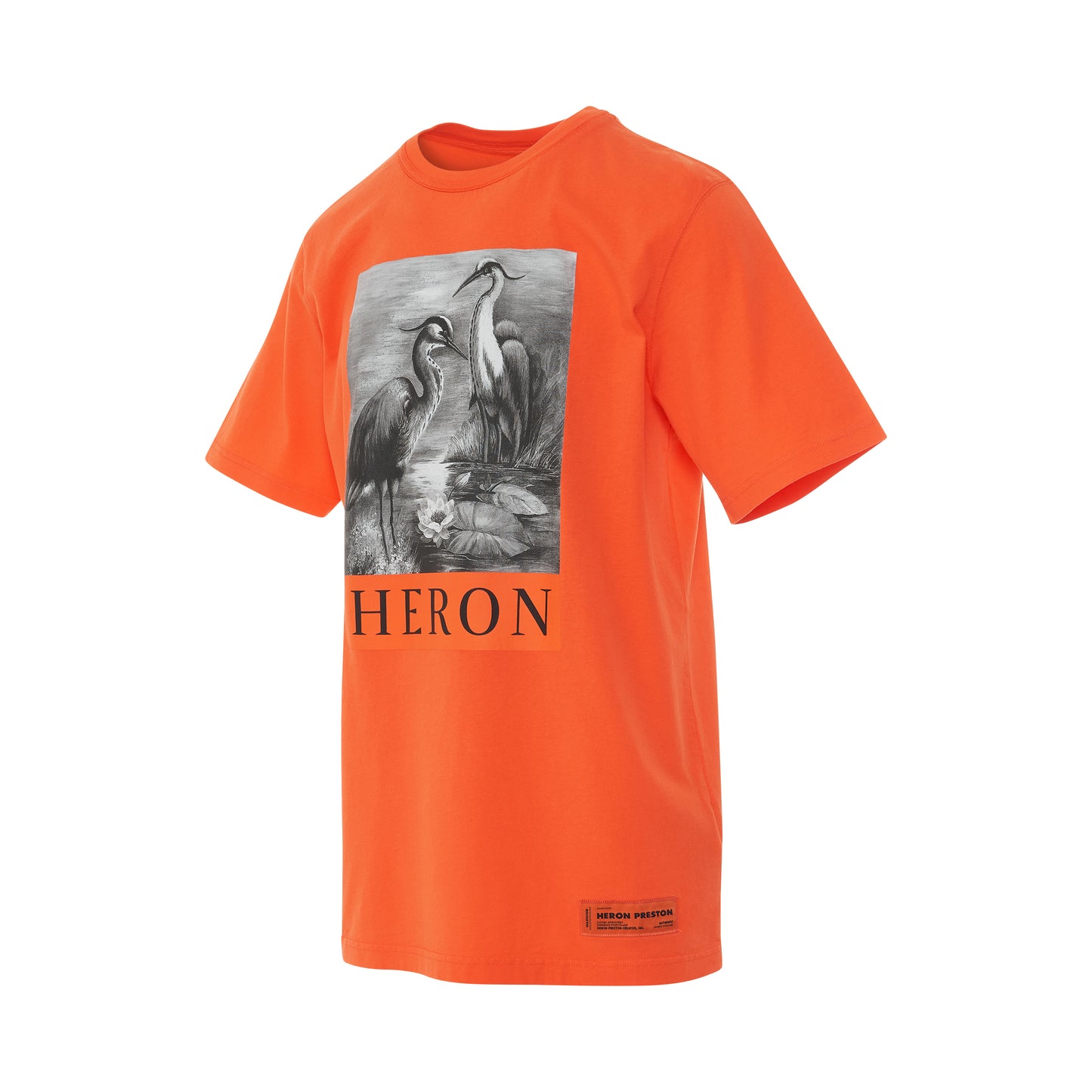 Heron BW Oversized T-Shirt in Orange