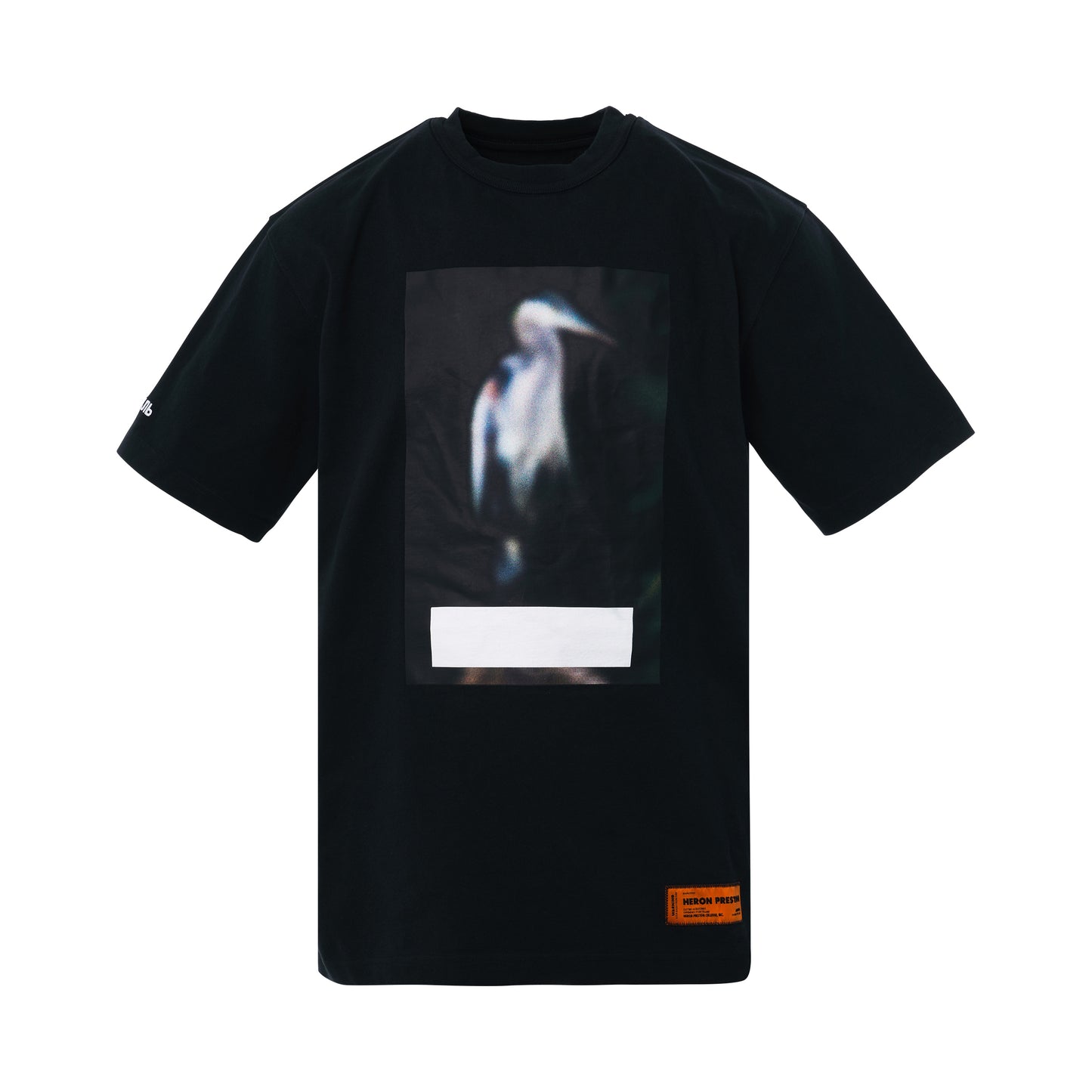Censored Heron Oversize T-Shirt in Black