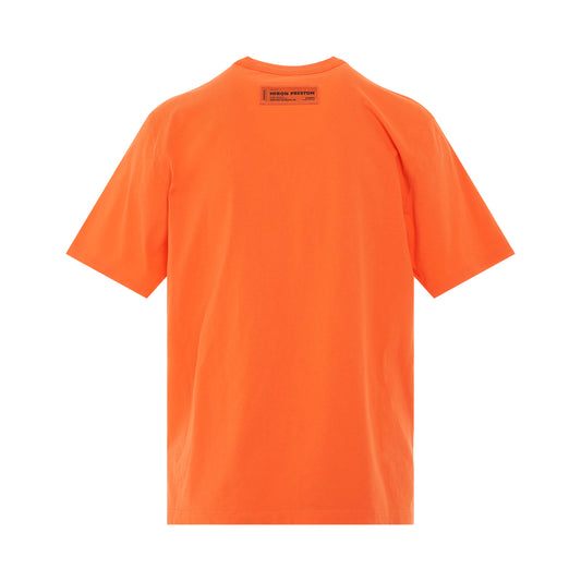 Heron BW Short Sleeve T-Shirt in Orange/Black