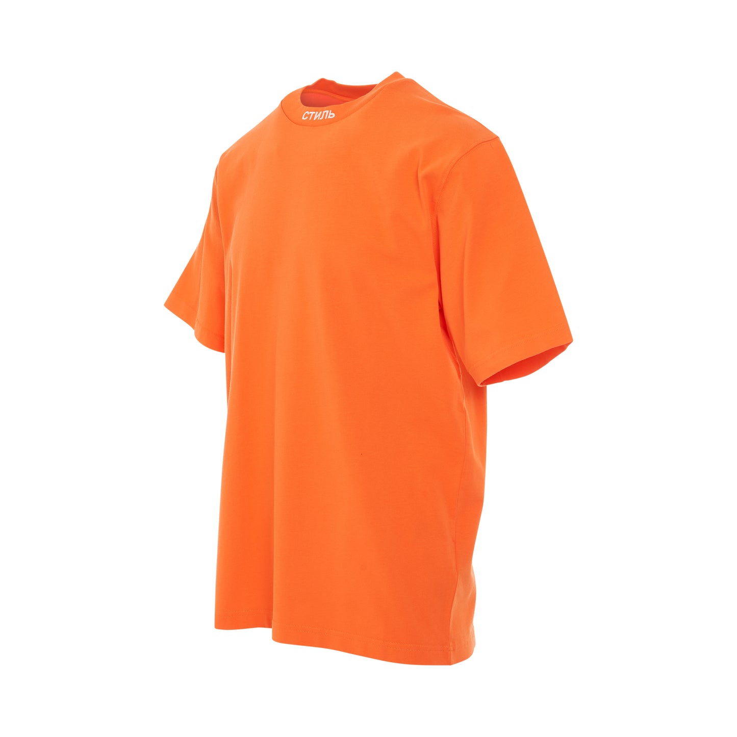 CTNMB Short Sleeve T-Shirt in Orange/White