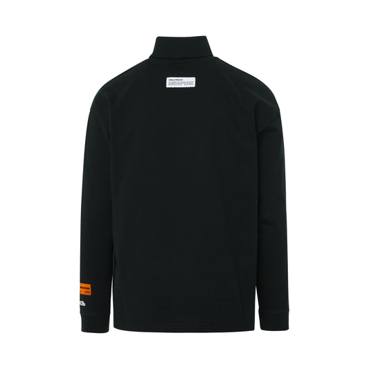 CTNMB Roll Neck Long Sleeve T-Shirt in Black