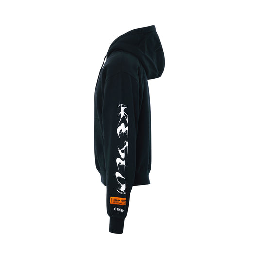 Hp Brush Hoodie in Black