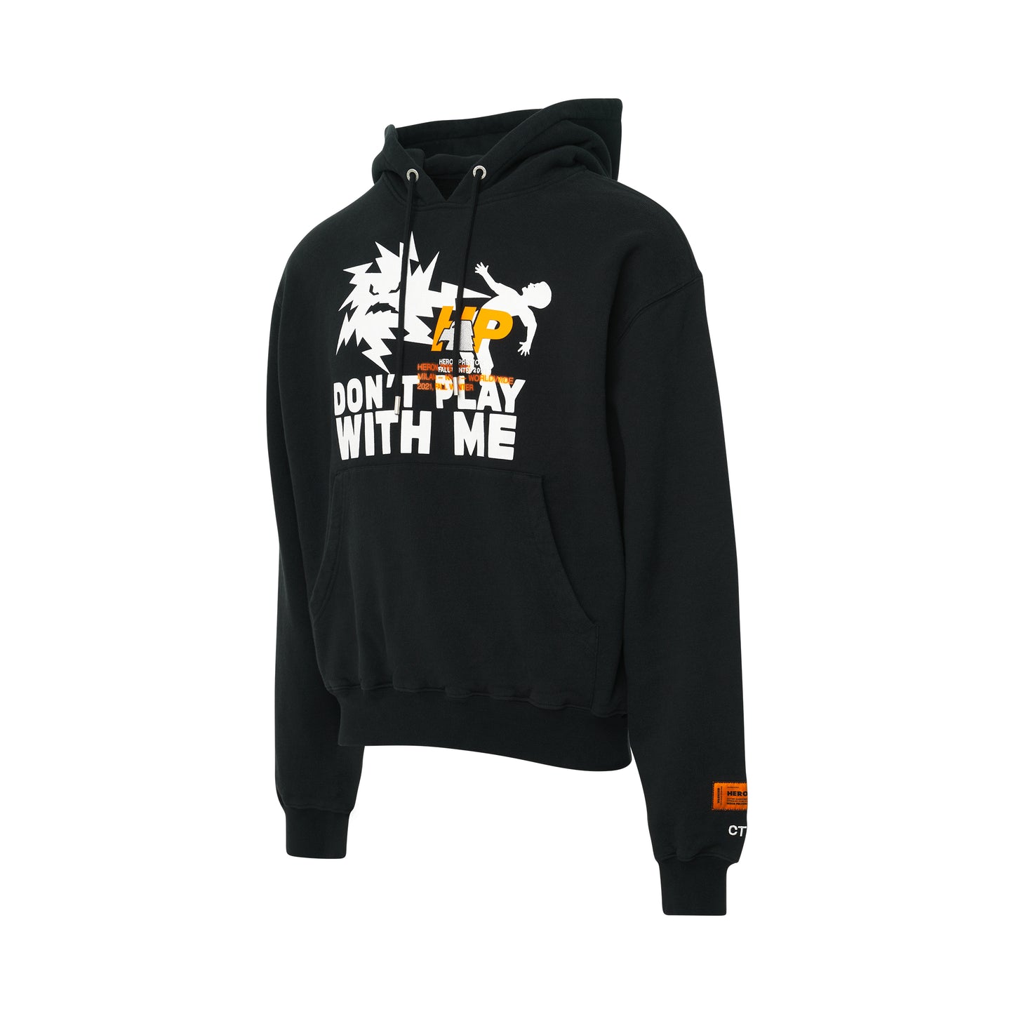 Do Not Play With Me Hoodie in Black