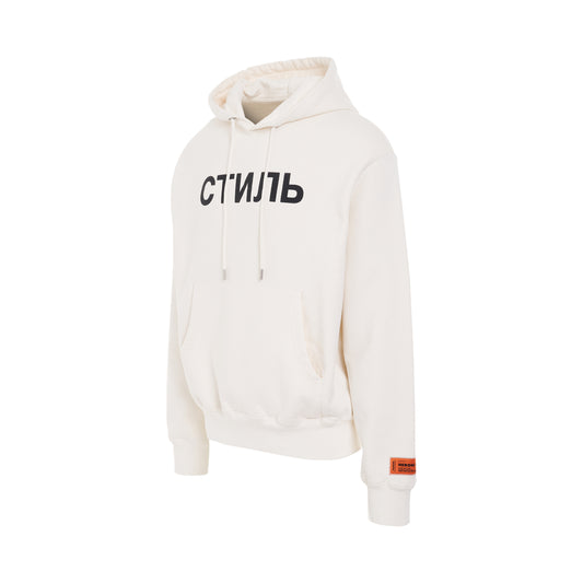 CTNBM Hoodie in White/Black