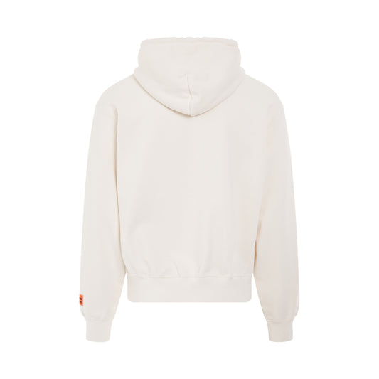 Heron BW Hoodie in White/Black