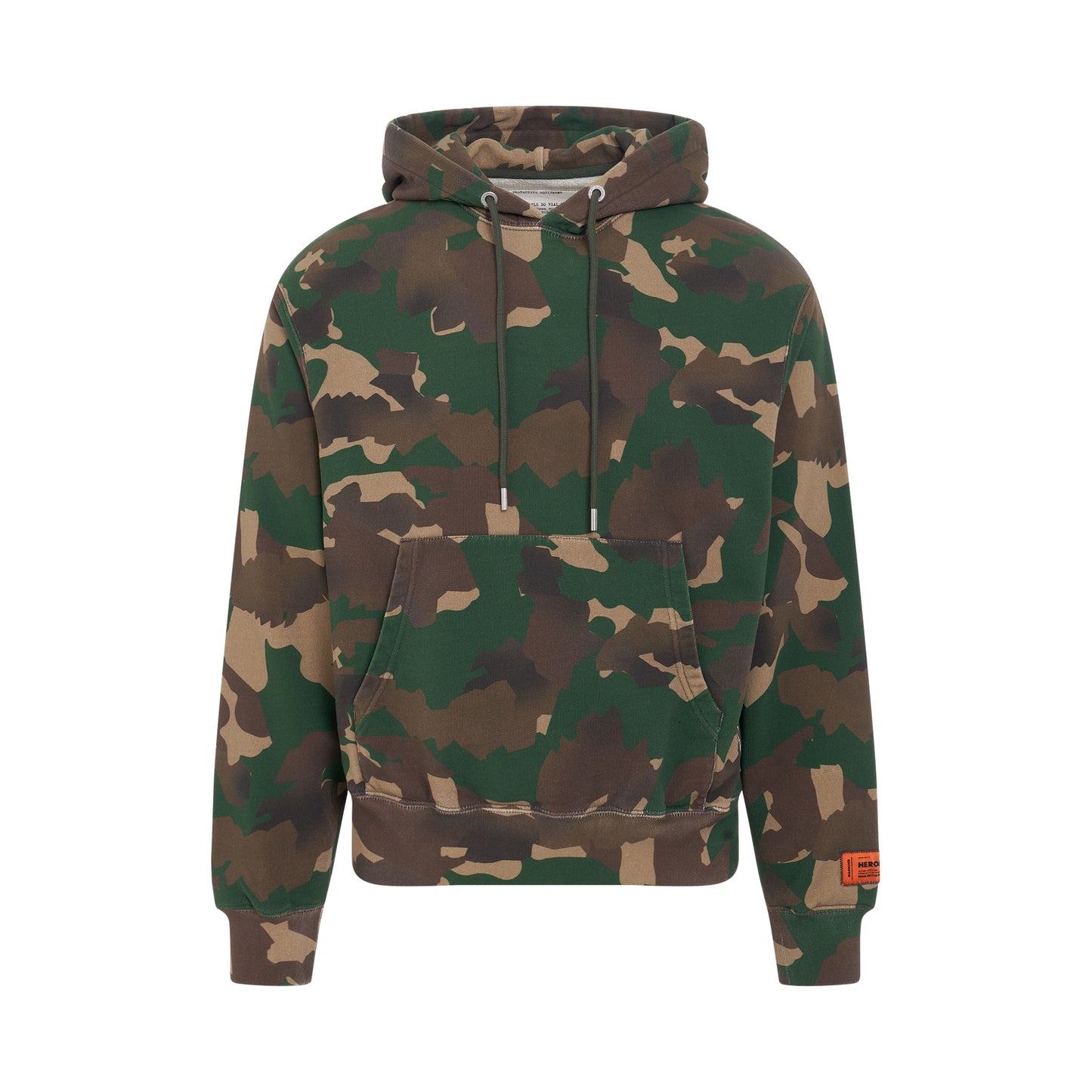 Camo Hoodie in Camo Green