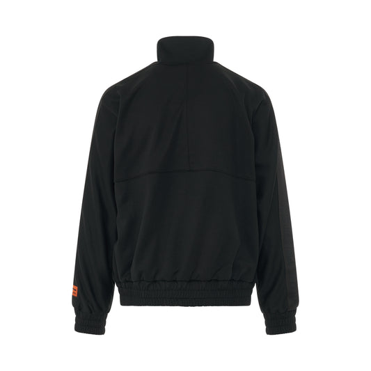 Tracktop Logo Jacket in Black