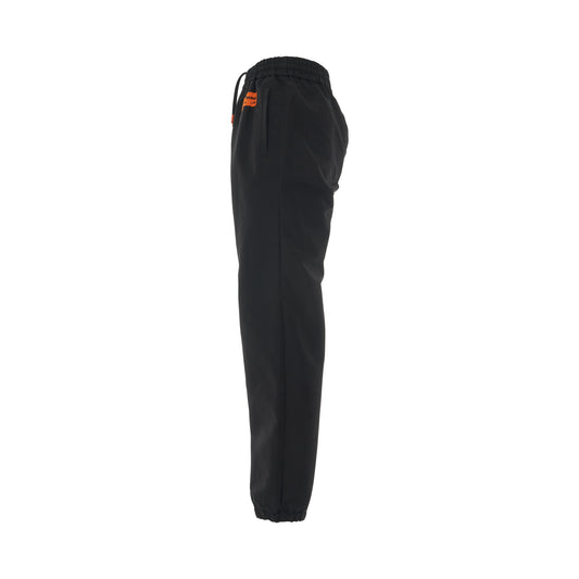 Ex-Ray Light Nylon Trackpant in Black