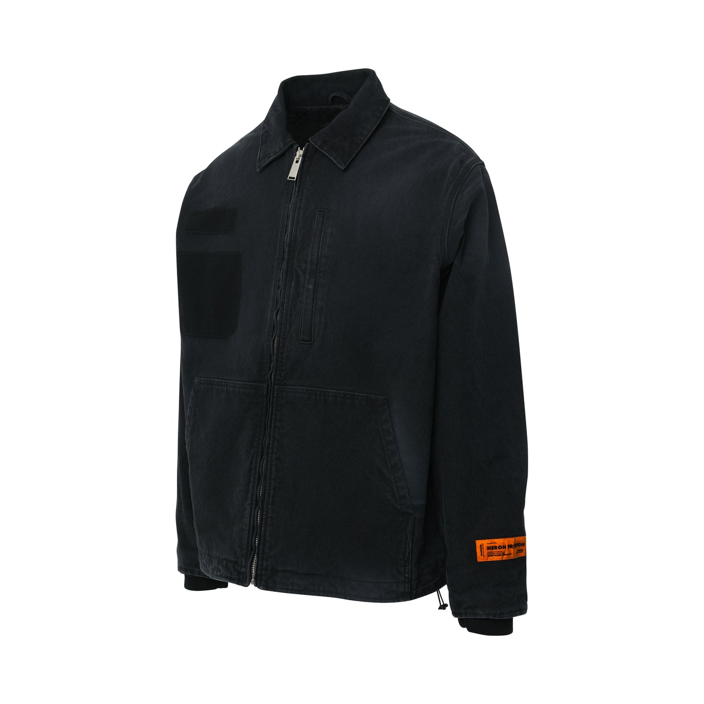 Reserve Canvas Zip Jacket in Black