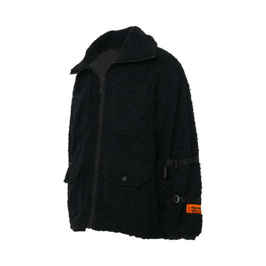 Polar Fleece Jacket in Black