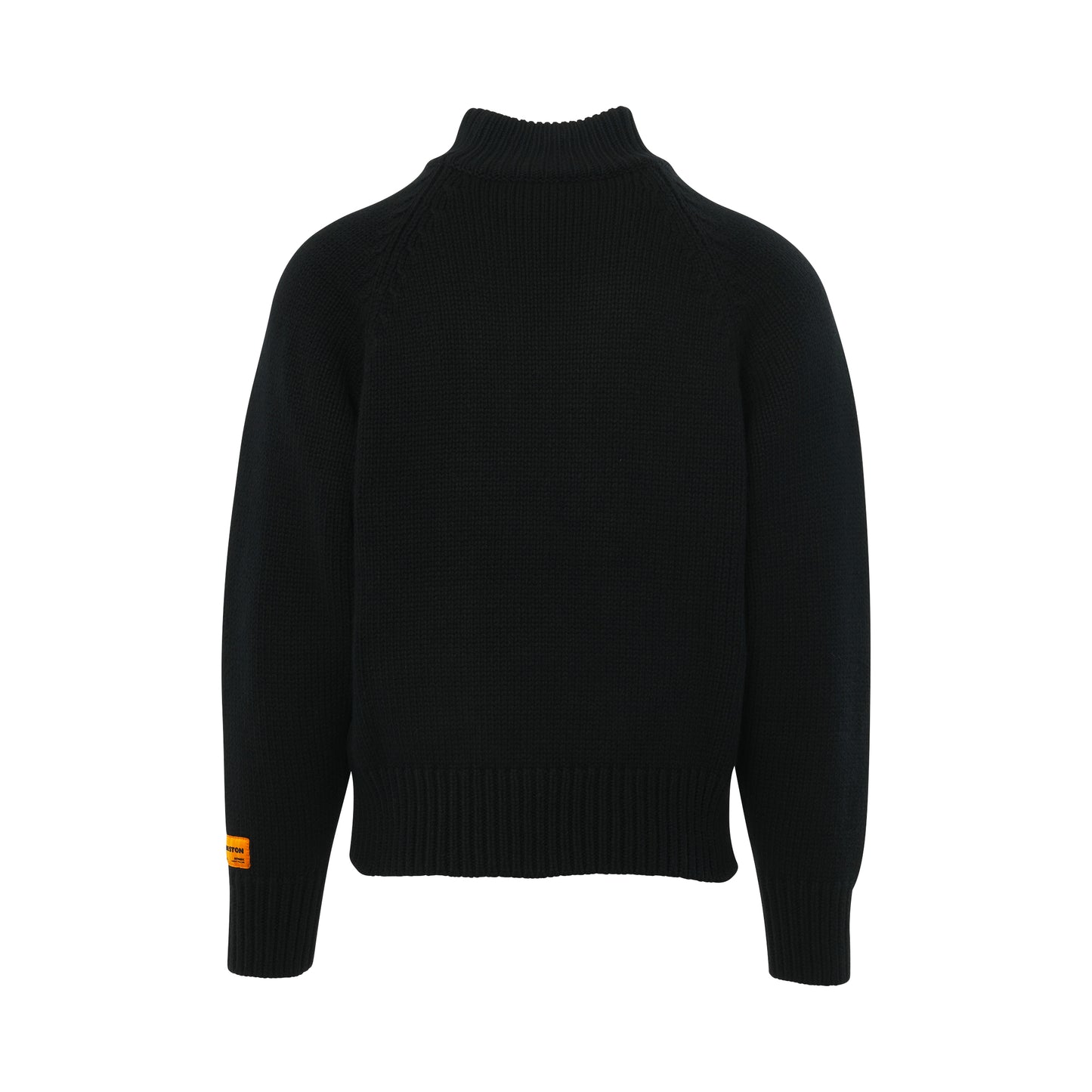 CTNMB Heavy Knit Turtleneck Sweater in Black