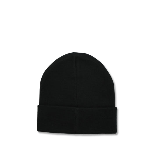 Patch Logo Beanie in Black