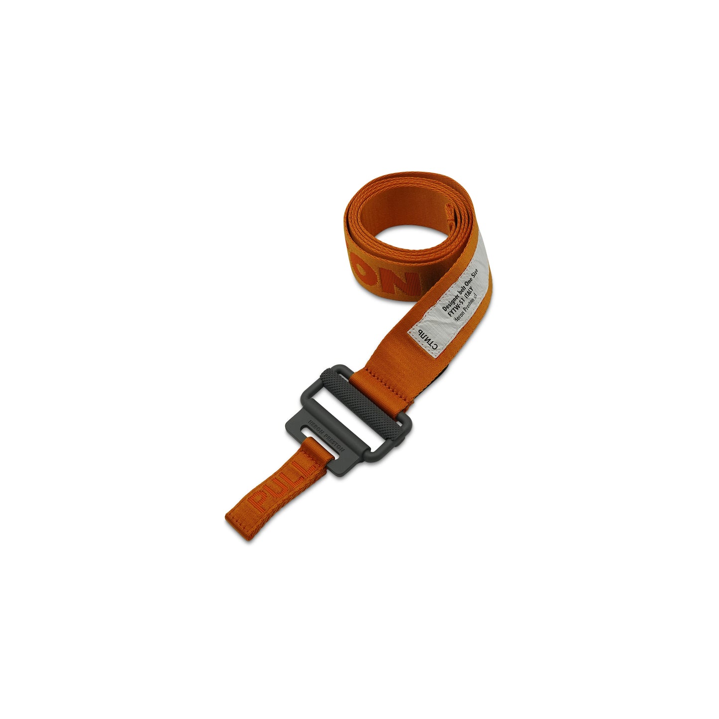 Tape Belt 4Cm Classic Buckle Belt in Orange
