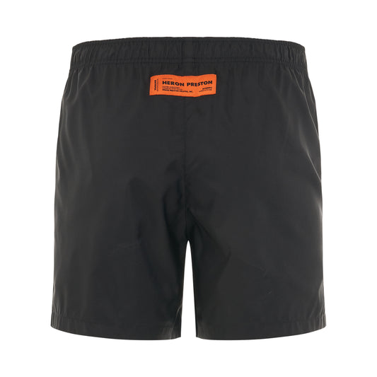 Dry Fit Reflective Shorts in Black/White