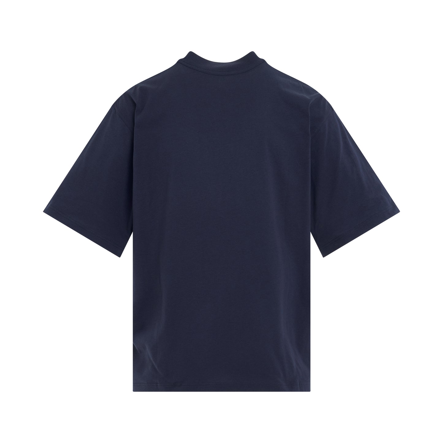 Classic Logo Crewneck T-Shirt in Blue Black