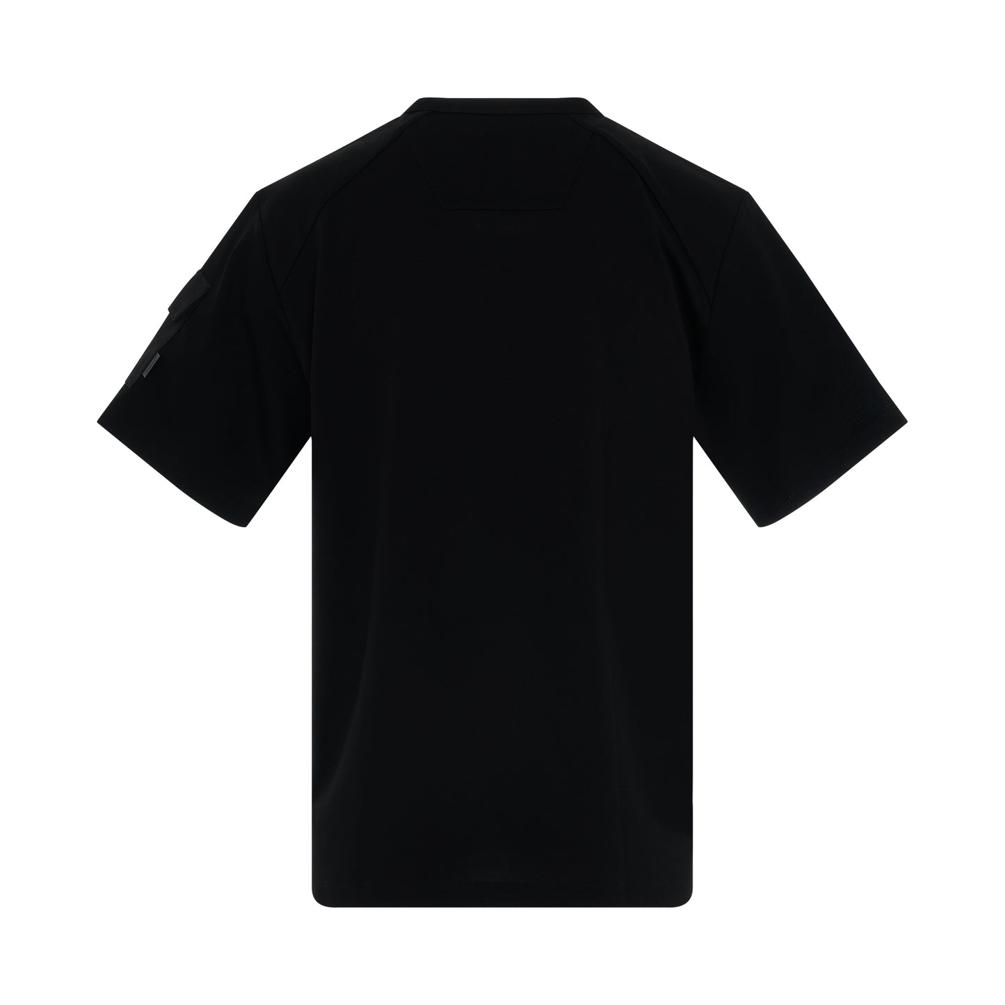 Loose Fit Pocket Sleeve T-Shirt in Black