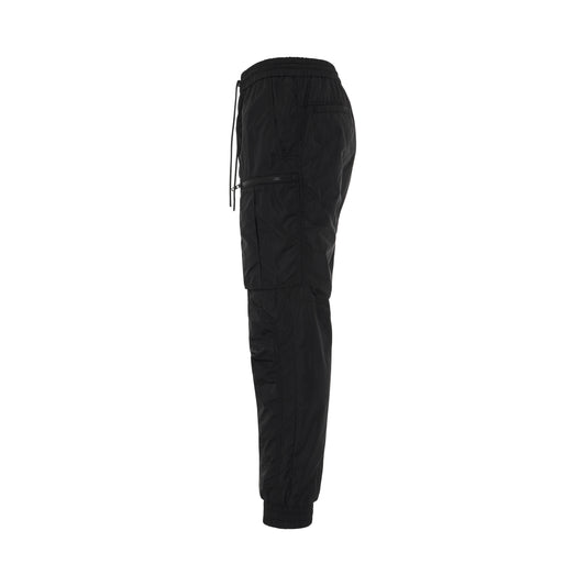 [T-Line] Zipper Detail Cargo Jogger in Black