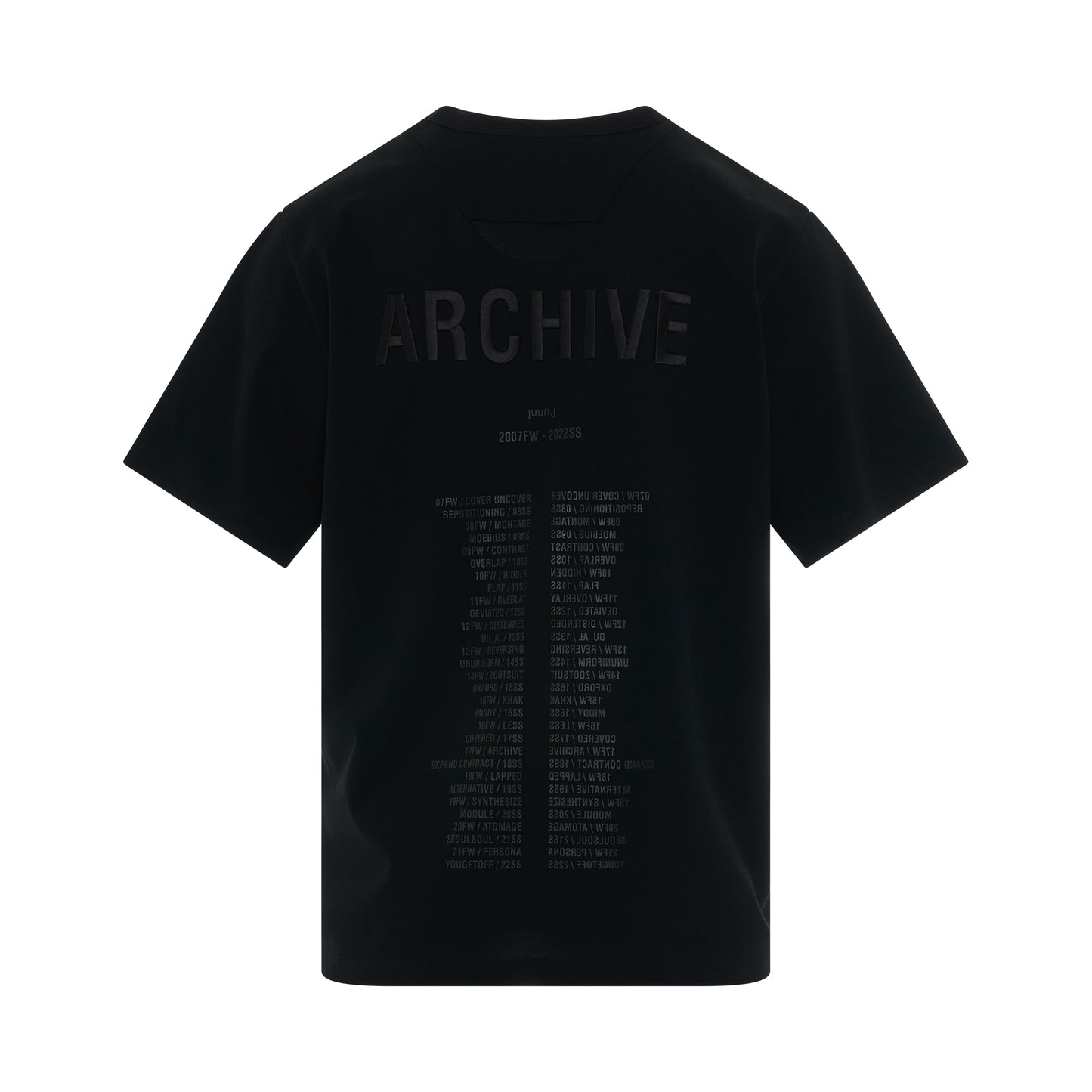 Archive Lettering T-Shirt in Black