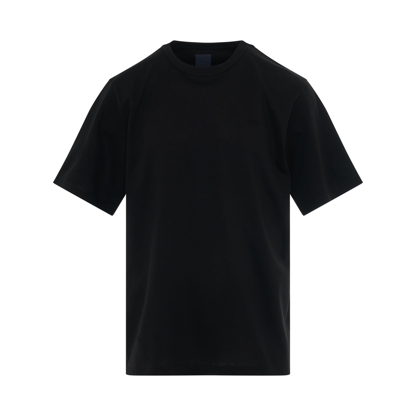 Graphic Loose Fit Half Sleeve T-Shirt in Black