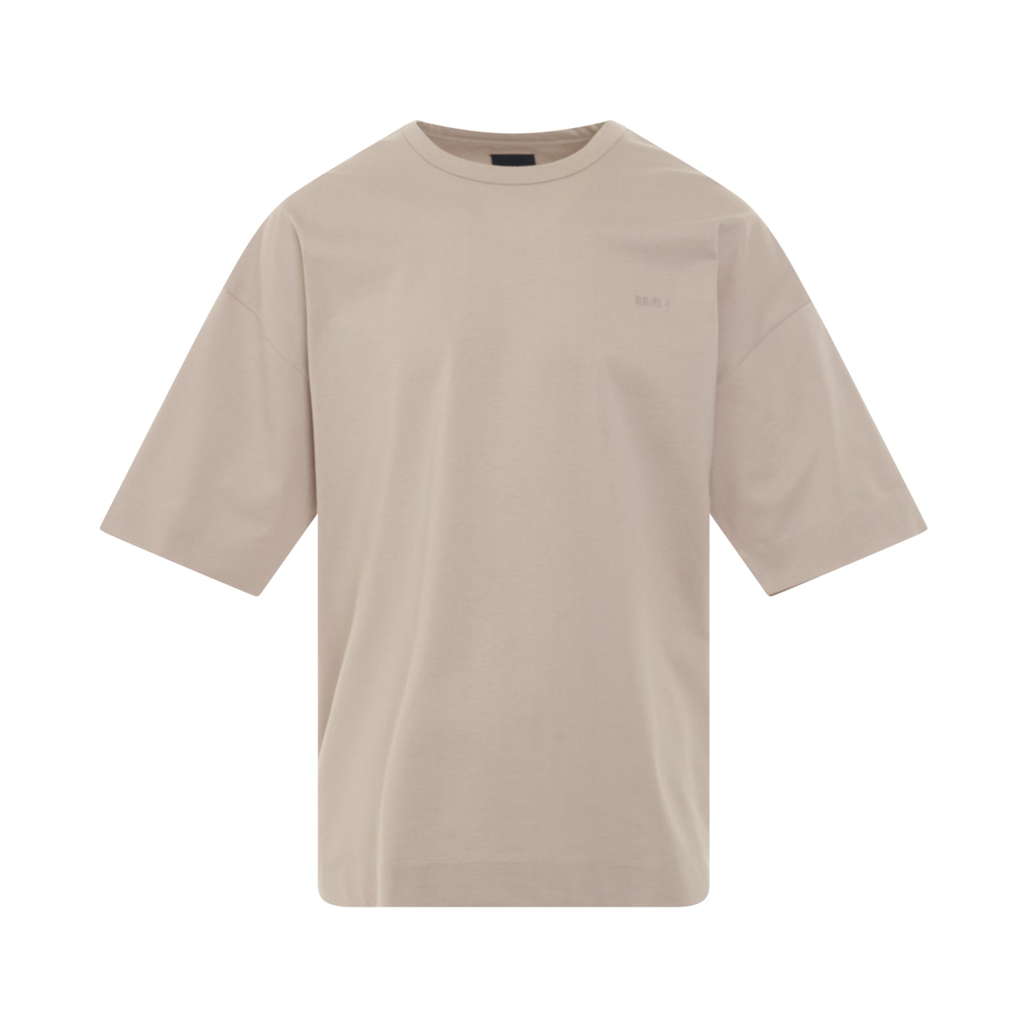 Earth Graphic Oversize Half Sleeve T-Shirt in Beige