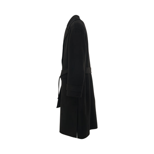 Hand Made Maxi Coat in Black