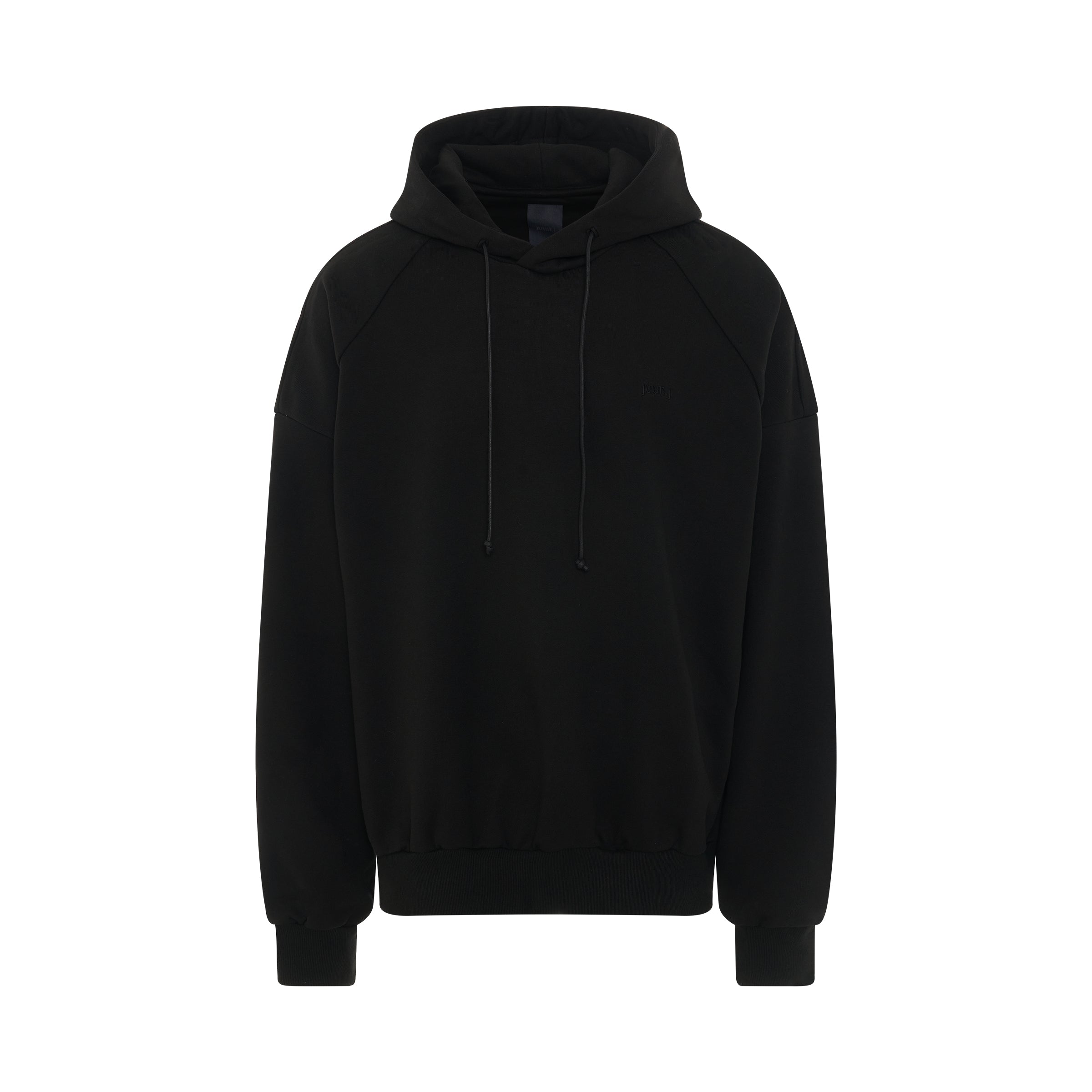 Moon Graphic Oversize Hoodie in Black