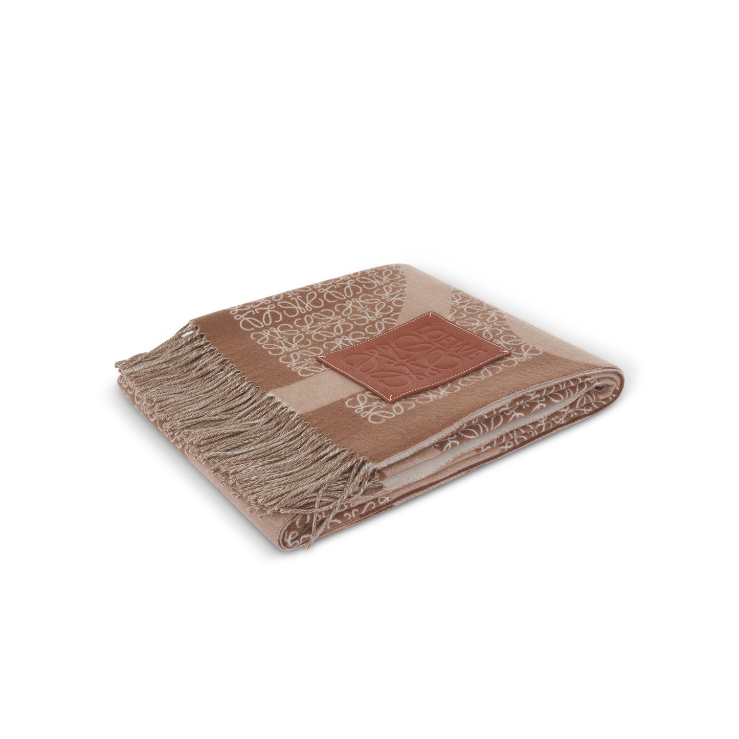 Anagram Wool Blanket in Camel