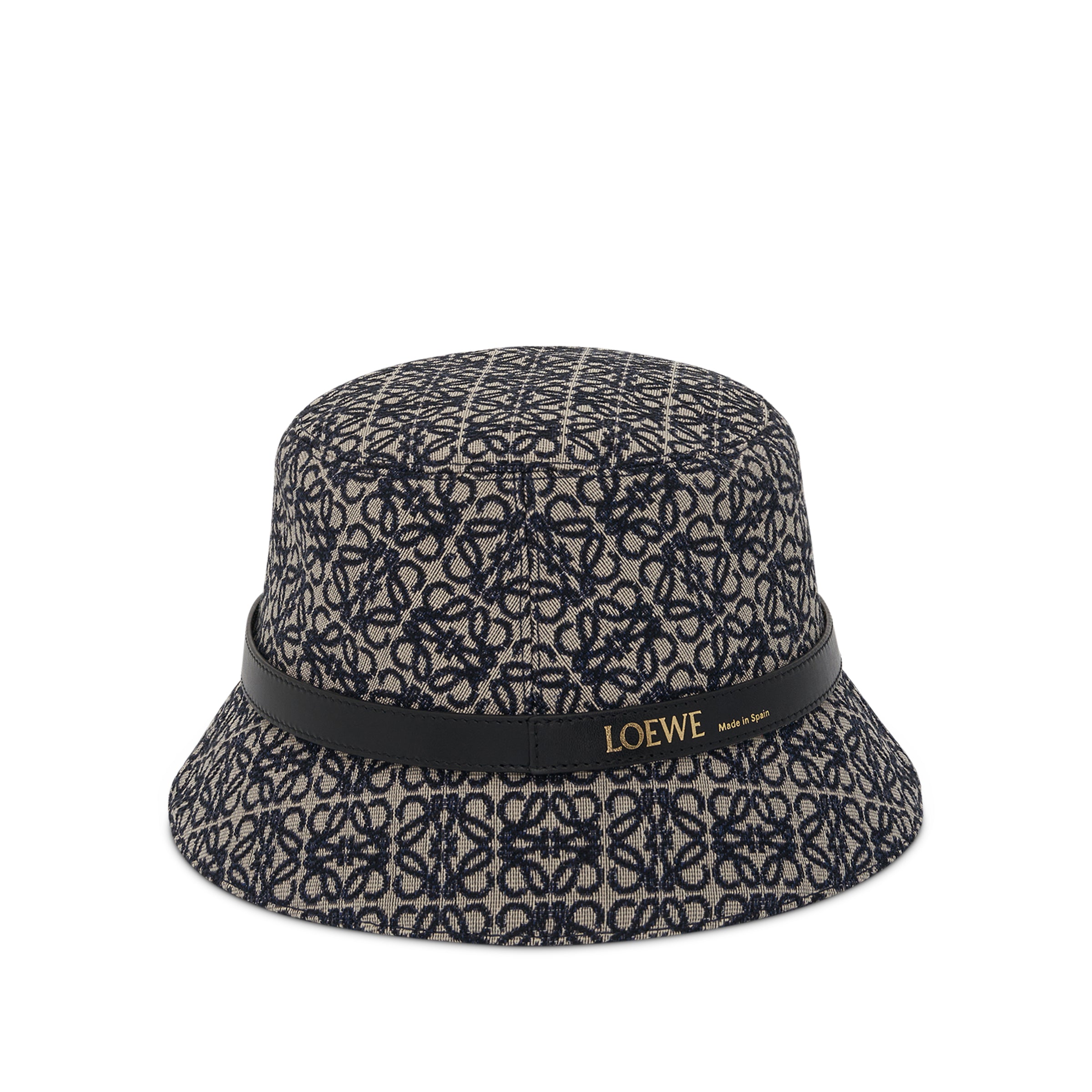 Loewe Fisherman Hat In Canvas And Calfskin in Natural