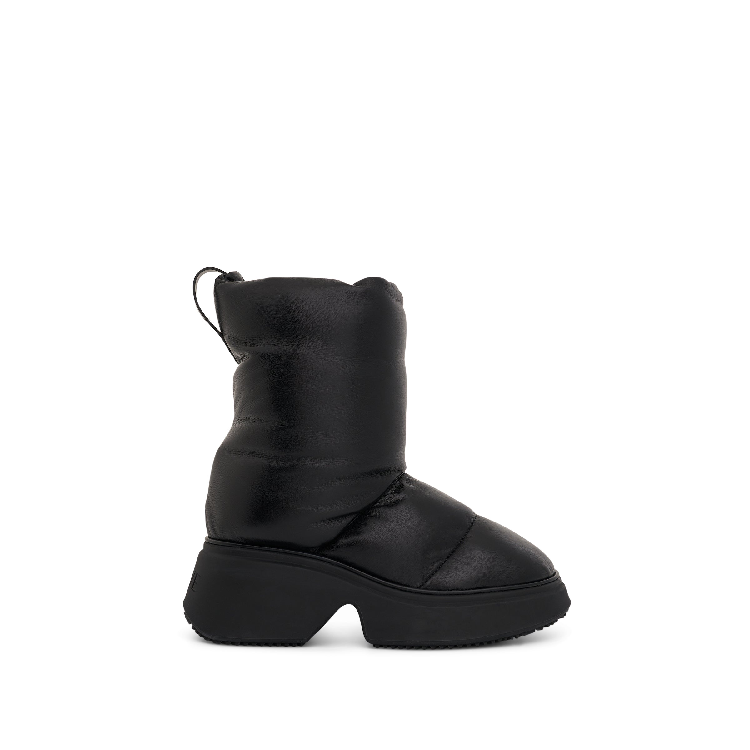 Padded Low Boot in Black