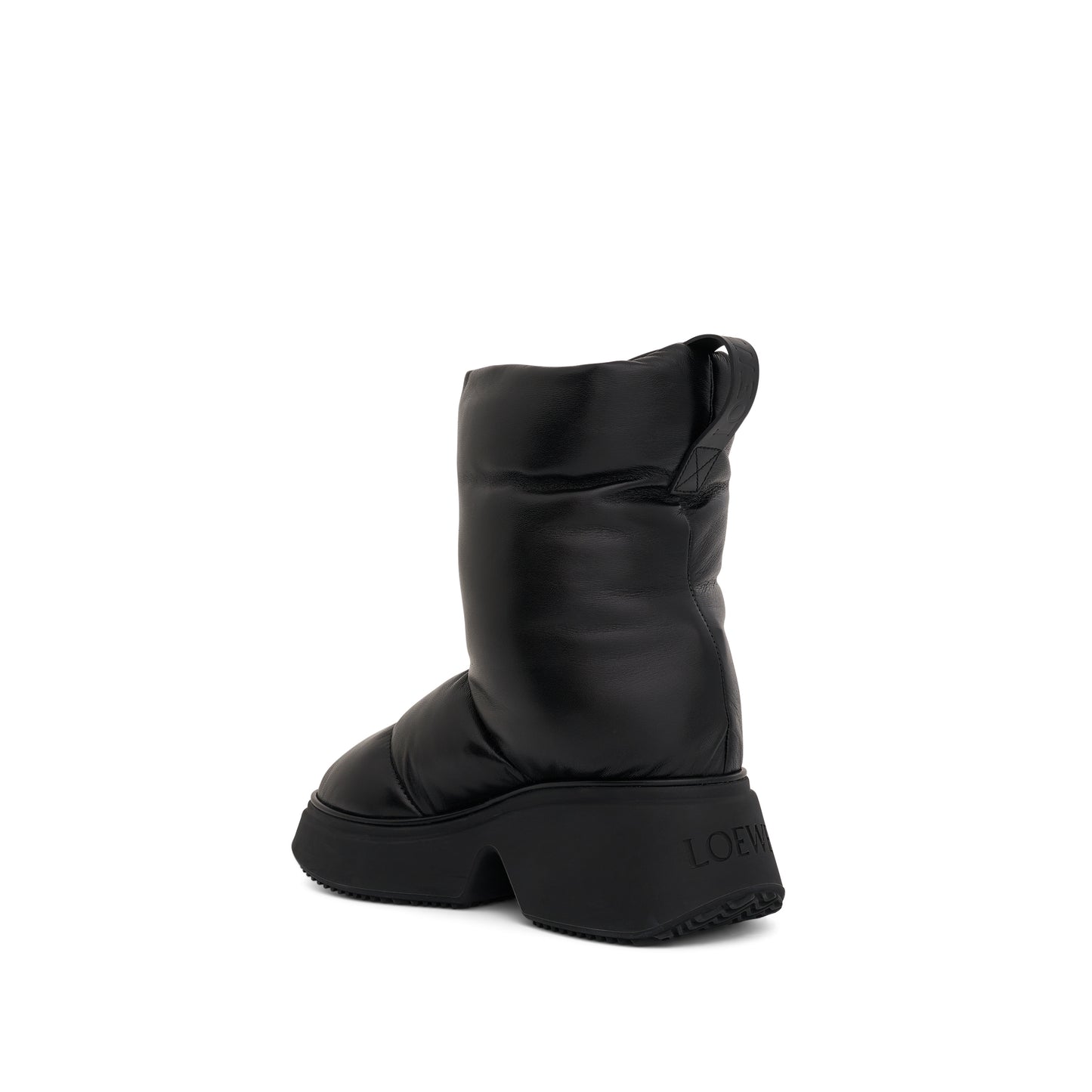 Padded Low Boot in Black
