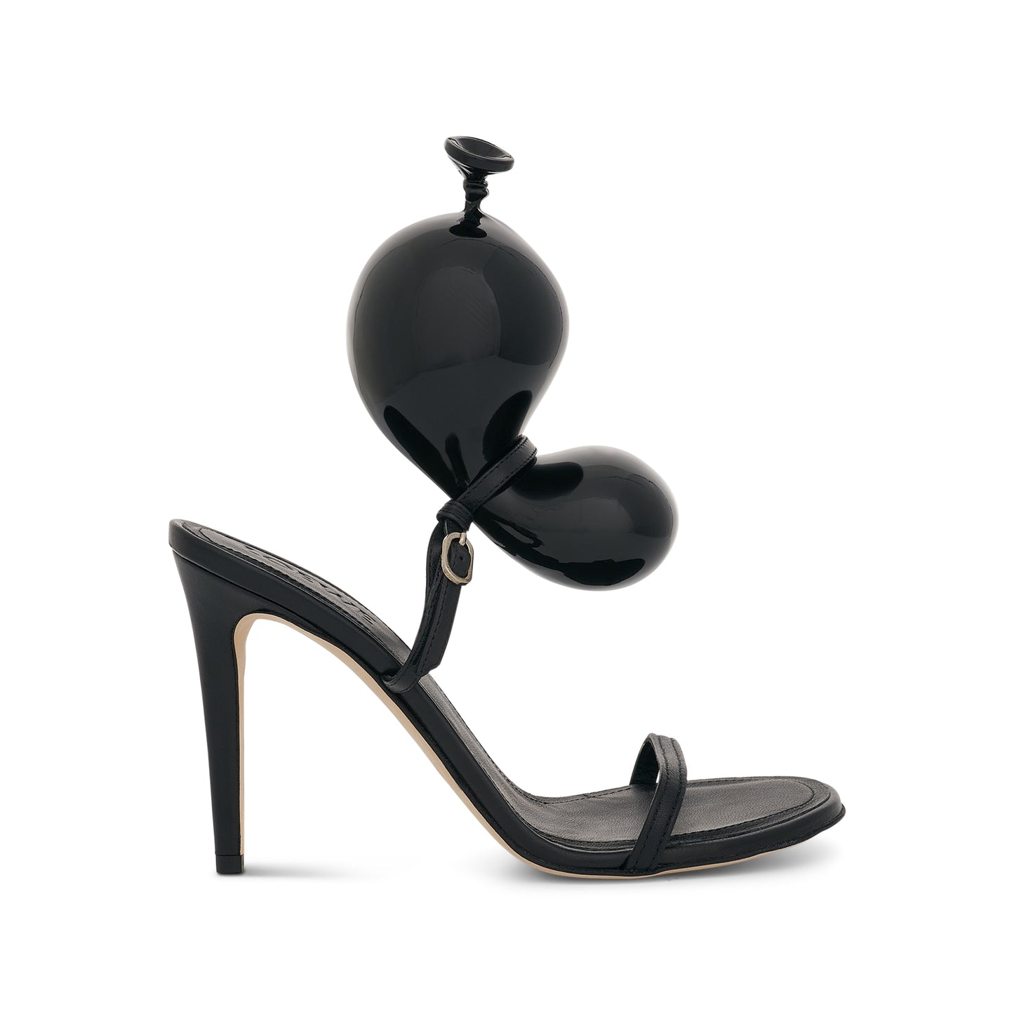 Balloon Sandal in Black