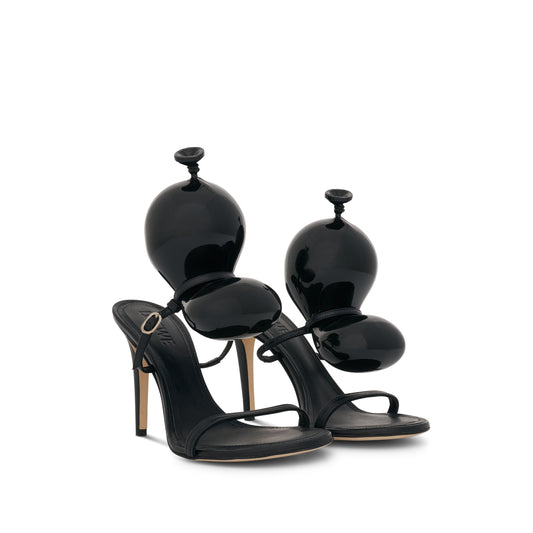 Balloon Sandal in Black