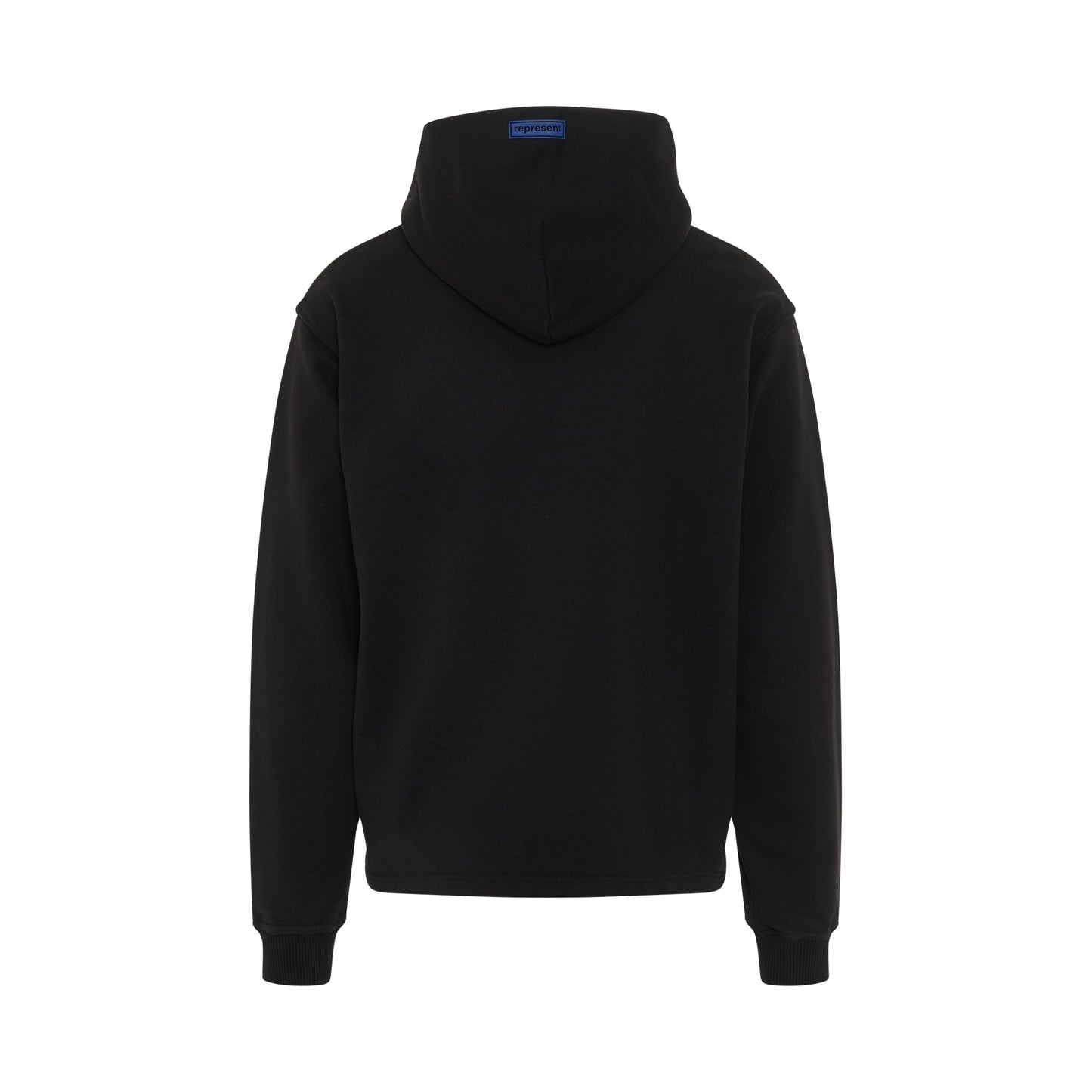 Relaxed Logo Hoodie in Black