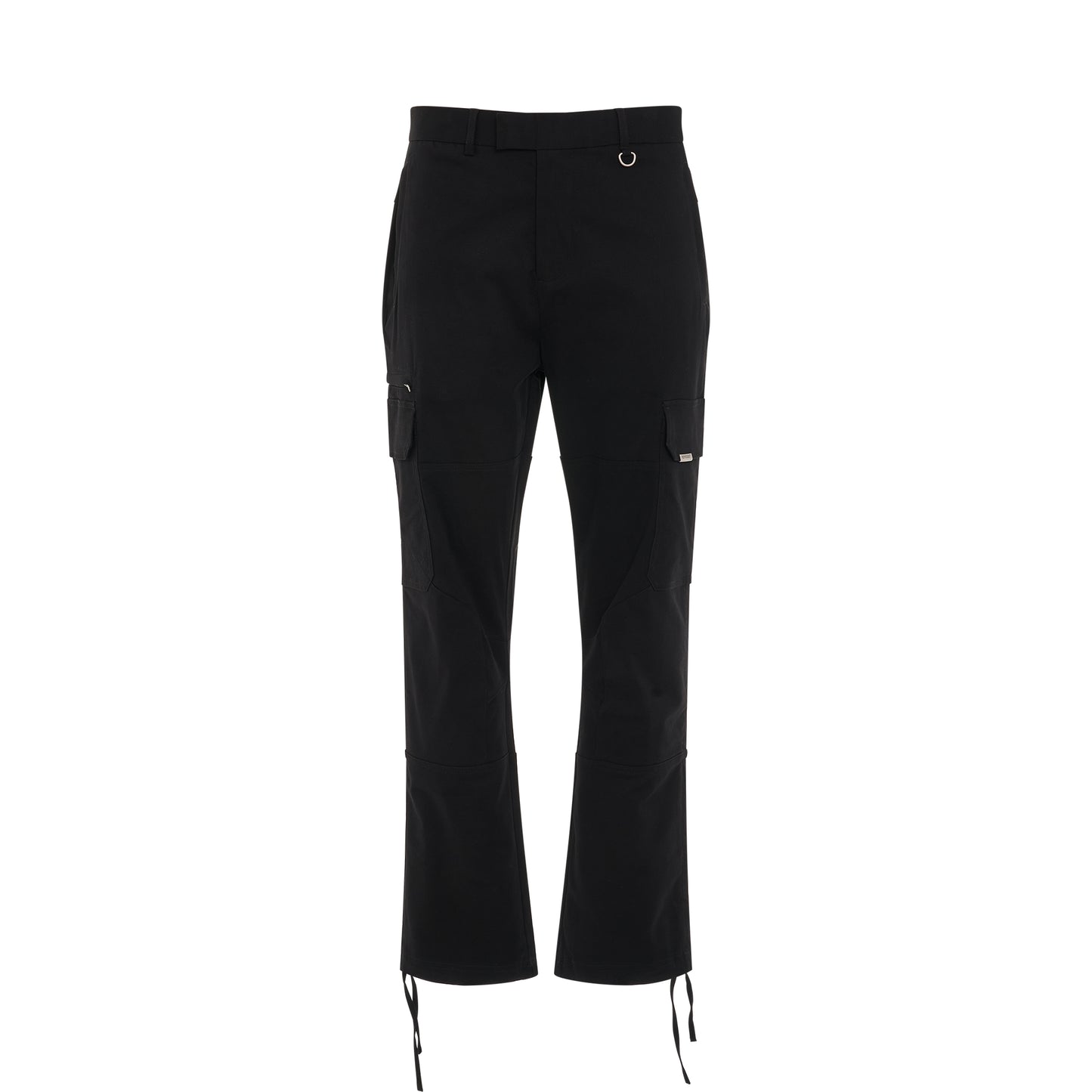 Cargo Pants with Side Pockets in Black