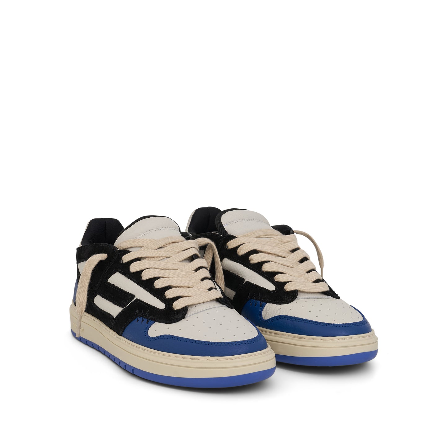 Reptor Low Sneaker in Black/Cobalt Blue