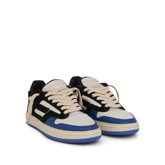 Reptor Low Sneaker in Black/Cobalt Blue