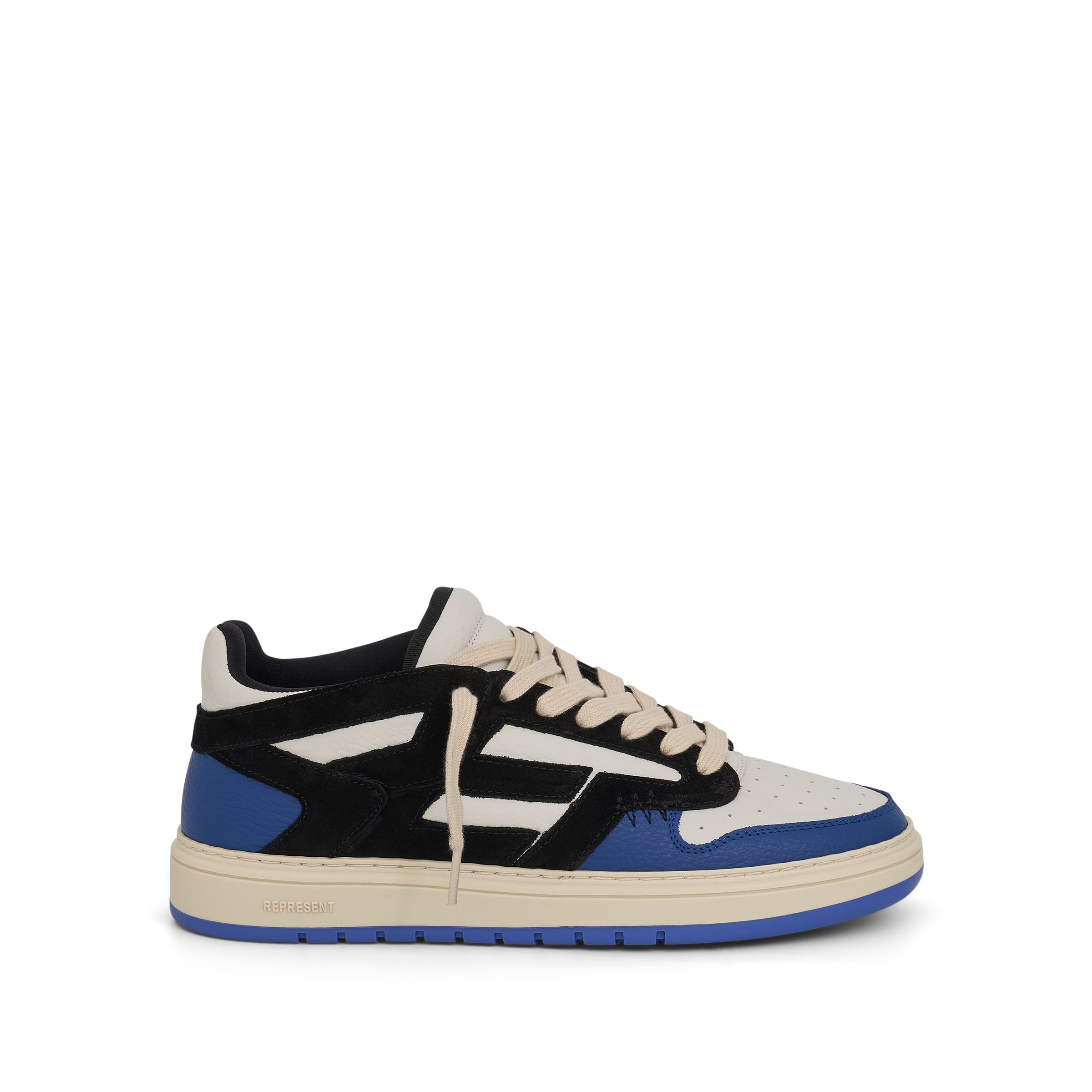 Reptor Low Sneaker in Black/Cobalt Blue