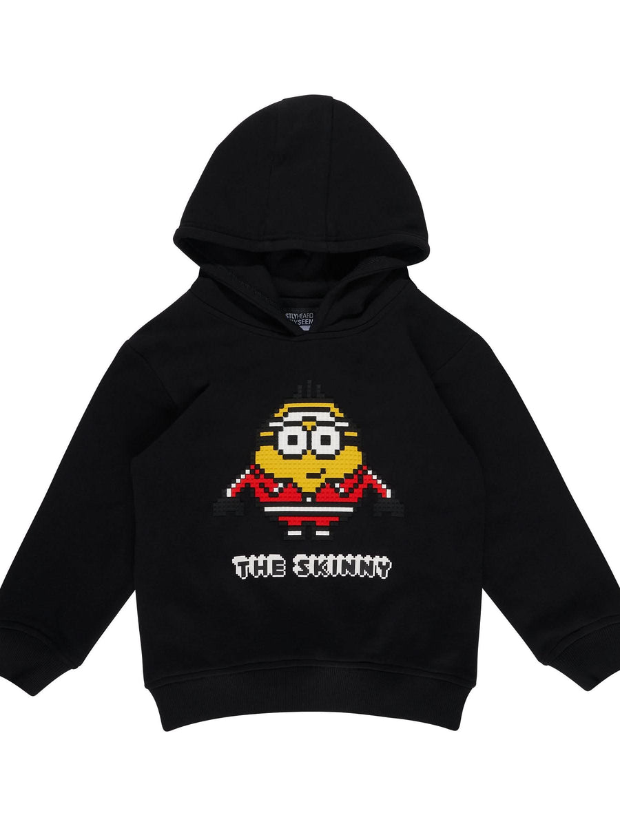 Mini Skinny Hoodie in Black