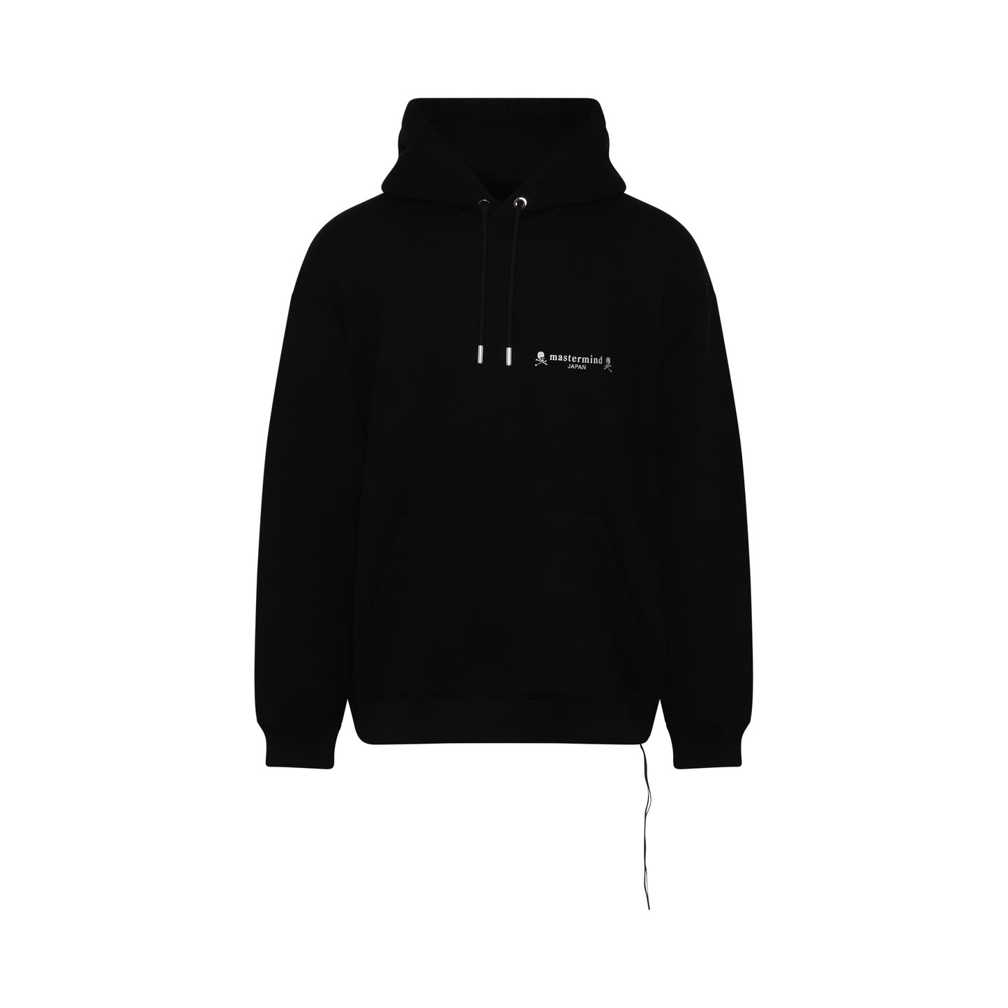 High Reflective Logo Boxy Fit Hoodie in Black