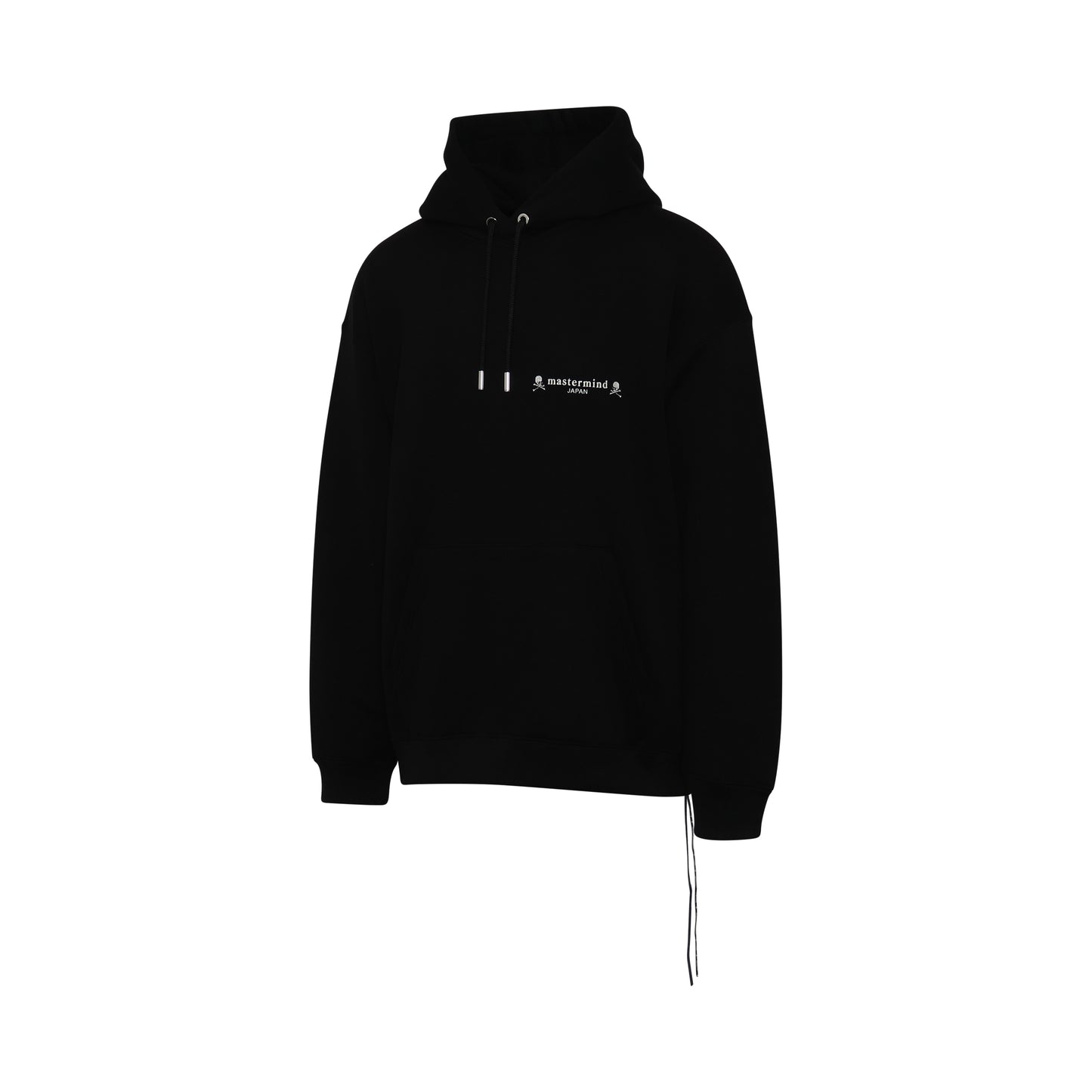 High Reflective Logo Boxy Fit Hoodie in Black