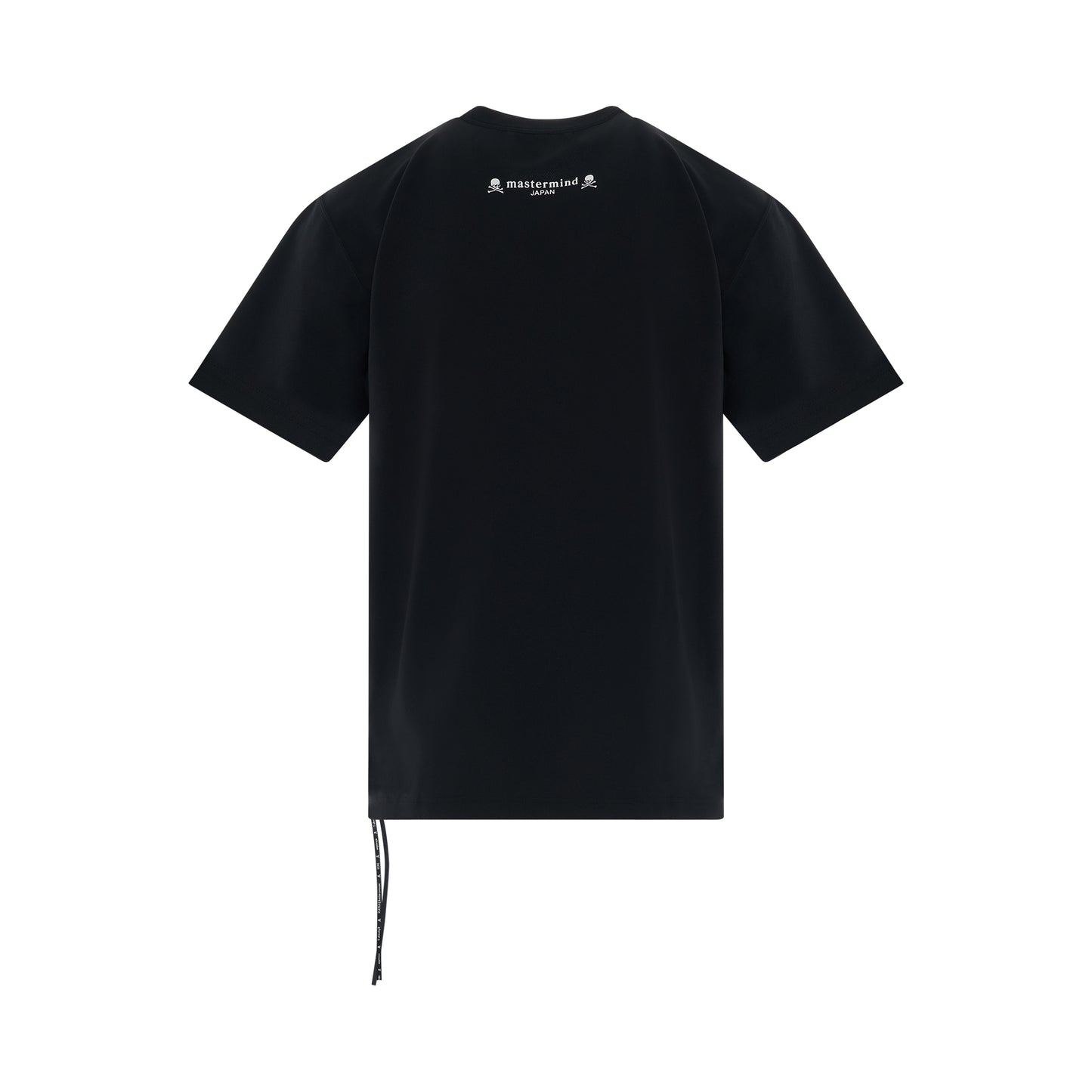 Slicone Skull On Pocket T-Shirt in Black
